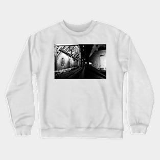 Chillon Castle in BW Crewneck Sweatshirt